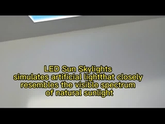 painel artificial DIY 120X60 Multiscene vertical da luz solar do céu azul da claraboia 500W