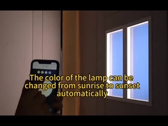 Mudança circadiano conduzida da temperatura de cor de Rhytham da luz solar artificial falsificada da luz de painel da janela