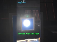 Painel de luz solar artificial com mancha solar real Rayleigh iluminação de dispersão