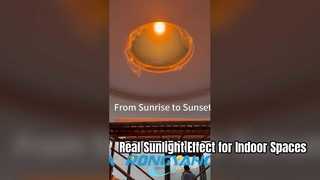 Skylight Série T – Simulação Inteligente de Luz Solar com Brilho e Cor Automáticos