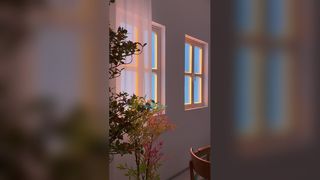 Clarabóia de janela com cortinas motorizadas Solução realista de luz natural artificial