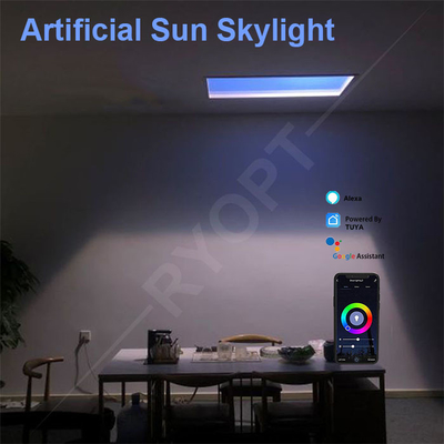 Luz do dia artificial multicena sem cintilação 2200-7800K controle de voz
