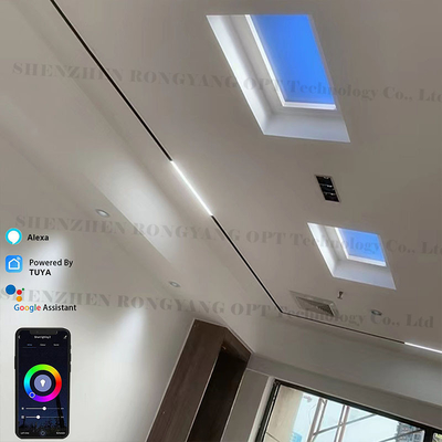 comprar Luz do céu artificial quadrada CCT 600x600, teto LED simular luz solar Fabricação em linha
