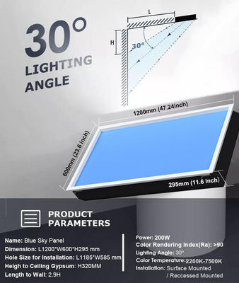 comprar Luminária de painel de teto LED AC 100-240V com controle remoto por aplicativo, adequada para escolas, hospitais e escritórios Fabricação em linha