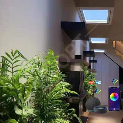 comprar Cena artificial da claraboia 2200K-7800K da falsificação do diodo emissor de luz de Tuya da janela da claraboia multi para a casa Fabricação em linha