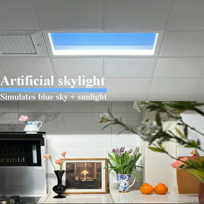 comprar O falso que artificial da luz do dia a claraboia almofada o teto 100W Recessed Dimmable montado Fabricação em linha
