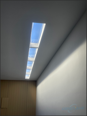 Comprar Claraboia LED Artificial com Tecnologia de Dispersão de Rayleigh para CRI >93 e Instalação Embutida Fabricação em linha
