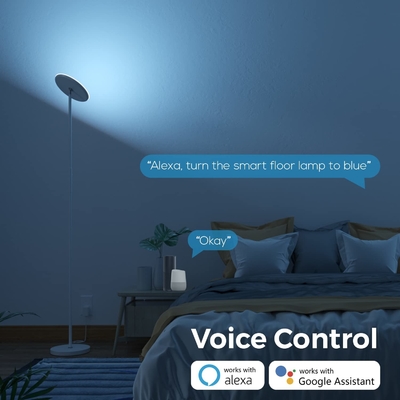 Luzes de canto RGB multicena práticas, lâmpada de canto de mudança de cor regulável