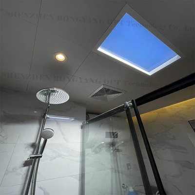 Painéis de clarabóia artificial sem cintilação, 1200x600 imitação prática de luz solar em ambientes internos