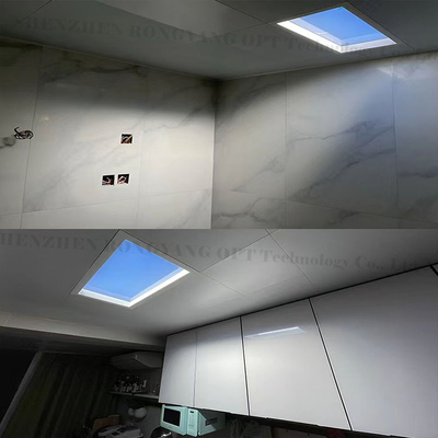 110V 220V 120x60 LED clarabóia falsa painel de teto imita controle Tuya Alexa