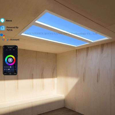 Luz branca Luz artificial LED para instalação montada na superfície e faixa de temperatura 2100K-7500K no escritório