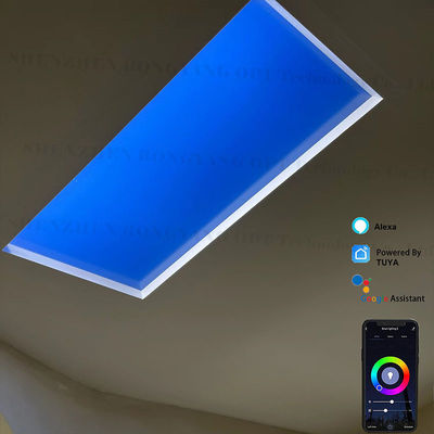 Tipo de item da luz do painel LED: Luz de painel de teto LED Características: Simula luz natural e azul celeste