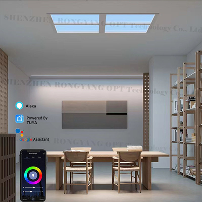 Sem cintilação 200 W LED artificial montado em clarabóia CCT mudança de cor