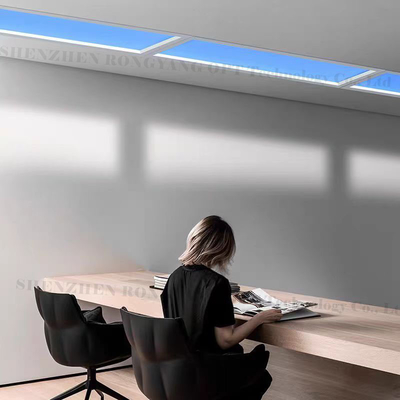 Clarabóia Falso LED Vertical 110VAC Durável 4000lm Montagem em Superfície