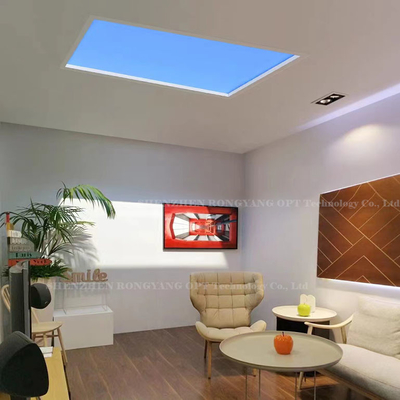 Luz de clarabóia falsa Tuya Control 90Ra, clarabóia falsa quadrada 600x600 LED