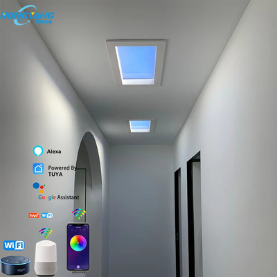 CCT 2700K-6500K Teto de clarabóia de LED artificial 50W 110VDC durável