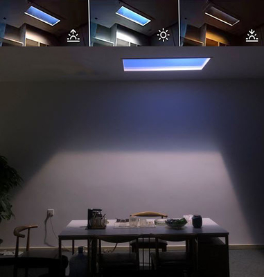 Painel de luz solar artificial 220VAC imitação de material de liga de alumínio para ambientes internos