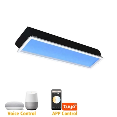 Clarabóias de painel plano multifunção 100W, 120x30 ângulo de 30 graus claraboias de céu grande