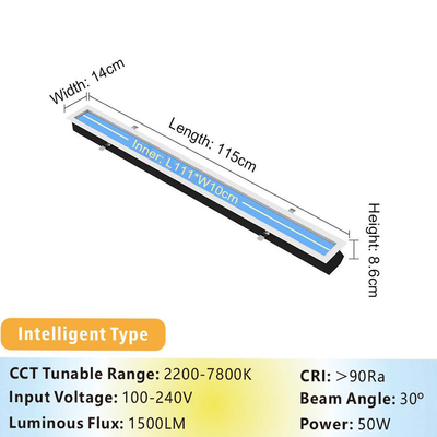 50W Skylight LED Panel Light 86mm fino 2000LM 100-240V L1150 XW 140 X H86mm