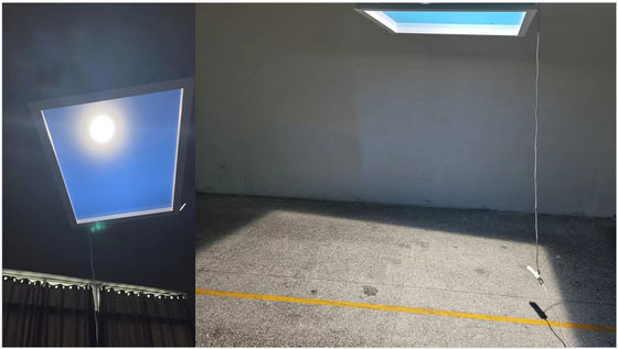 Smart Tuya Slim Luz artificial do telhado LED Blue Sky Ceiling Solar Light Panel