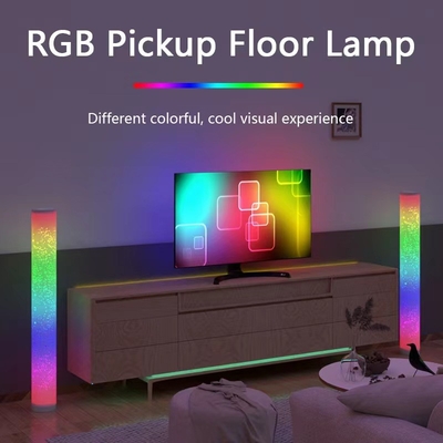 Lâmpada de assoalho de canto LED multicena de 20 W RGB prática 16 milhões de cores