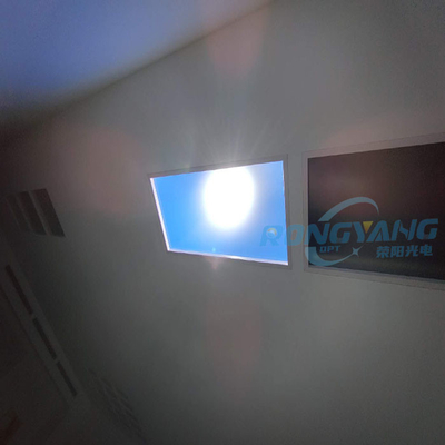 Painel de luz solar artificial regulável 600x1200 controle de teto Tuya 90 graus