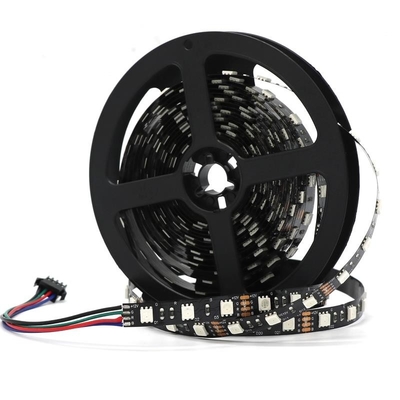 100 pés 50 pés ao ar livre 5050 RGB tira LED à prova d'água 10 metros preta PCB