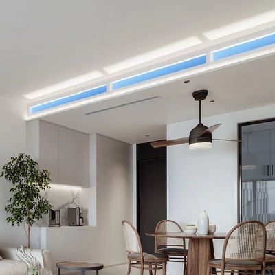 Lâmpada de teto LED controle remoto CRI 95 115X14 50W