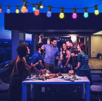 2700K Natal RGB Luz String Light Controle de Voz Estável Prático