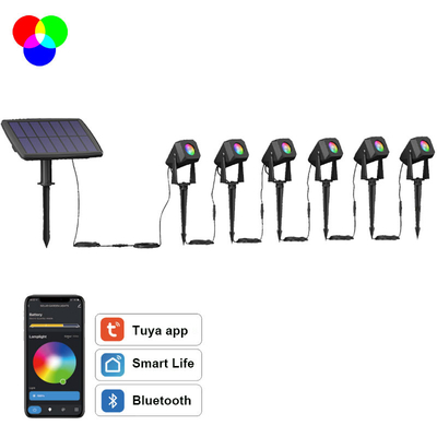 Holofotes para exteriores coloridos à prova de intempéries IP55 com mudança de cor regulável