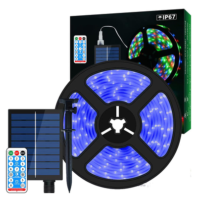 ROHS Prático Luz Solar Exterior 2835 SMD Controle Remoto