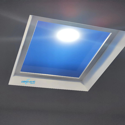 Lâmpada solar de interior ️ 60x60cm clarabóia artificial com rastreamento solar real e brilho ajustável