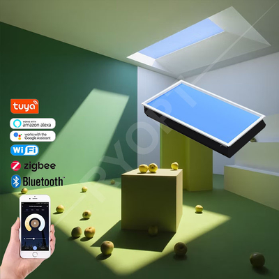 Sistema de clarabóia DayBright LED para iluminação interna ideal, replicando a luz do dia para espaços mais saudáveis e brilhantes