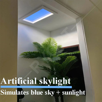 6060 conduziu a luz do dia artificial falsificada Tuya Smart do painel de teto da claraboia do falso