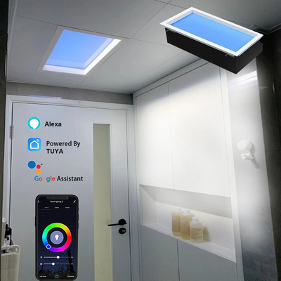 Painel de claraboia LED de 7 dias com 5000LM Fluxo luminoso e temperatura de cor 2100-7000K