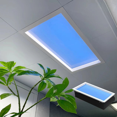 Painel de clarabóia LED SunshineSim para iluminação aprimorada, aumento do humor e simulação de luz solar natural em ambientes internos