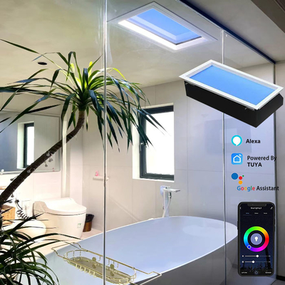 150W Dimmable LED Artificial Skylight Wide Coverage Tuya / WiFi / Bluetooth Controlado