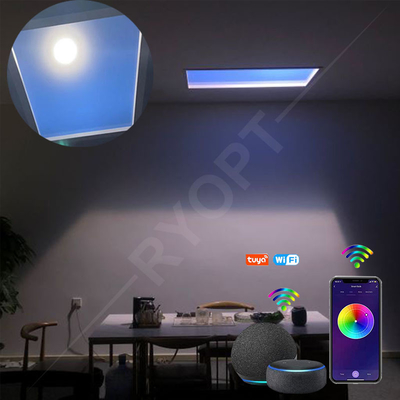 Painel de luz solar artificial de 100W ângulo de raio de 90 graus Material de liga de alumínio IP65