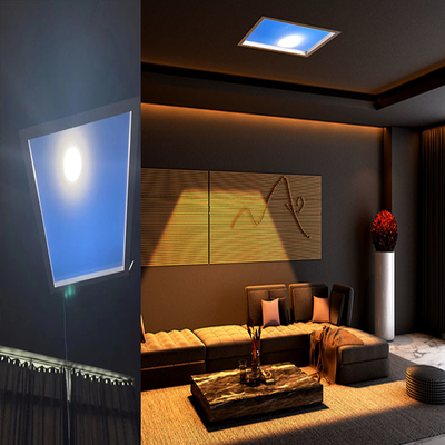 Smart Tuya Slim Luz artificial do telhado LED Blue Sky Ceiling Solar Light Panel