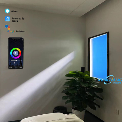 Painel de luz de janela falsa LED Luz solar artificial 2200K-7800K Mudança de temperatura de cor