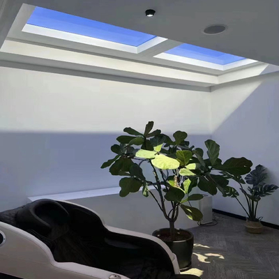 1200x600 Painel de luz de janela falsa Luz do céu azul Ritmo circadiano Luz solar natural