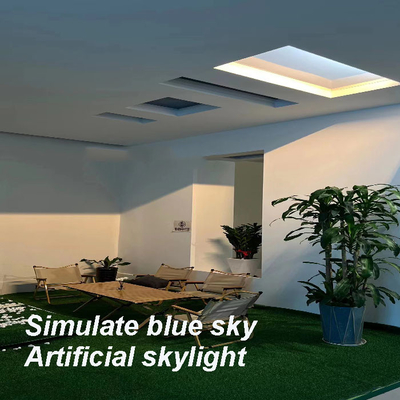 Montagem de parede Luz de janela falsa com ritmo circadiano 110-240V 8000 Lumen 70000h Duração de vida