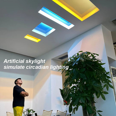 Smart Dimmable 300x600 Luz do céu artificial, sem piscar Luz de clarabóia falsa