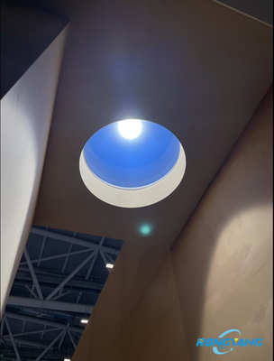 Palácio inteligente realista usando Rayleigh dispersão para imitar a luz do dia, suportando aplicativo e controle de voz.