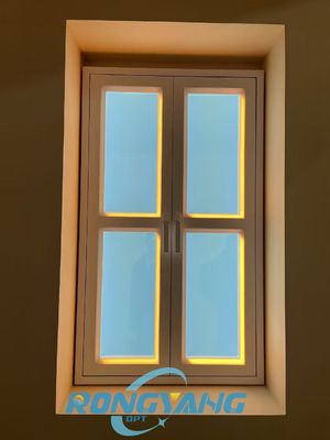 Luz de teto para claraboia com controle inteligente simula nascer e pôr do sol Montagem na parede L1332*W781*H66mm AC100-240V