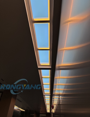 Smart-Control Ultra Slim LED Skylight Panel Color & Temp Tunabl para iluminação residencial e comercial