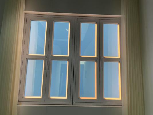 160W Brightness Engineered Smart Window Light Dimmable, sem piscar, simulação de luz do dia para interiores sem janelas