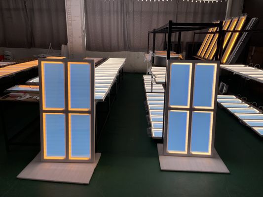 Fornecimento de Energia Elétrica Doméstica Luz de Janela Falsa Iluminação Circadiana Simula Diferentes Cores